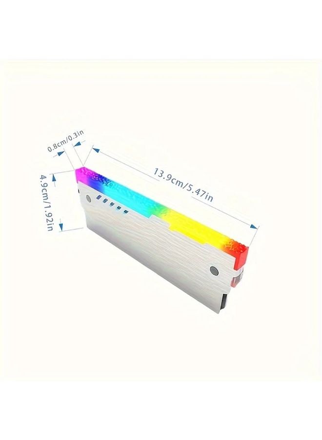 2pcs Memory Stick Vest ARGB Magic Light Cooling with USB Powered RGB Heat Dissipation - Image 2